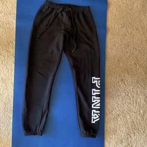 Victoria Secrets PINK black sweatpants